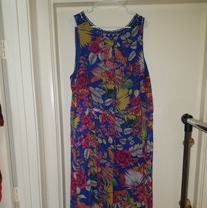Plus Sized Floral Dress